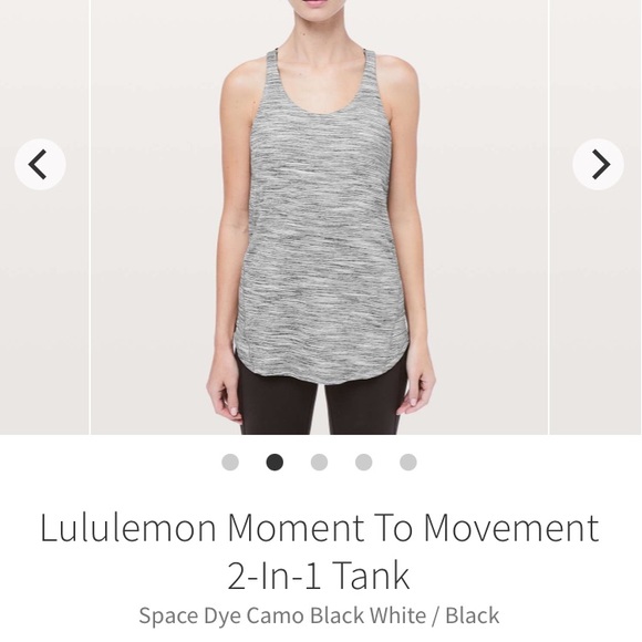 Lululemon Moment to Movement 2-in-1 tank with built-in bra - Picture 3 of 7